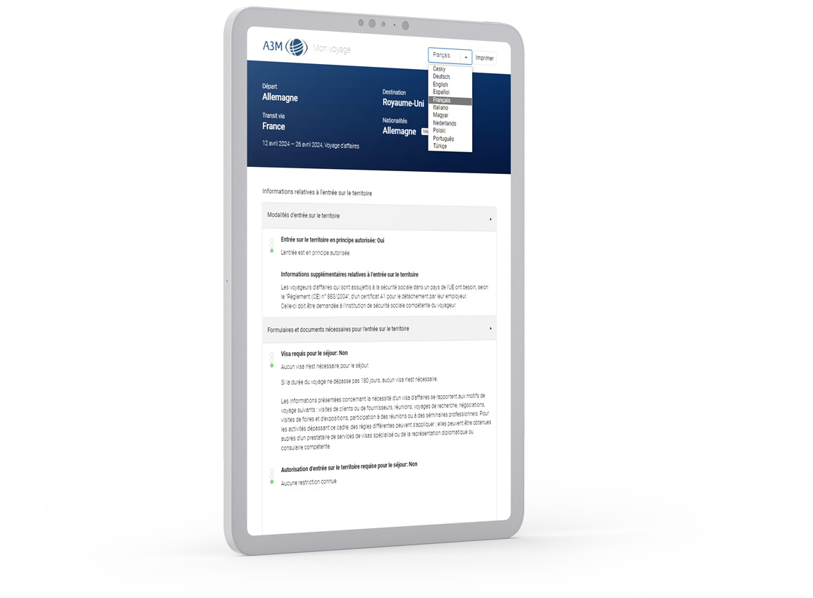 a3m Destination Manager